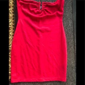 Planet gold couture little red dress